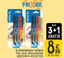 Cora Pilot 4 uitwisbare rollers aanbieding