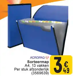 Cora Acropaq sorteermap aanbieding