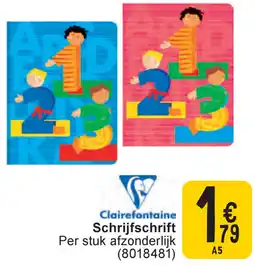 Cora Clairefontaine Schrijfschrift aanbieding