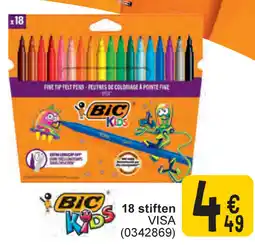 Cora Bic 18 stiften Vis aanbieding