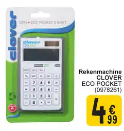Cora Rekenmachine clover eco pocket aanbieding