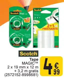 Cora Scotch tape magic aanbieding