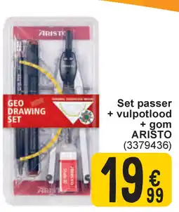 Cora Aristo set passer + vulpotlood + gom aanbieding