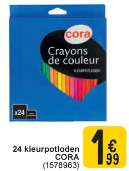 Cora 24 kleurpotloden cora aanbieding