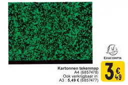 Cora Exacompta Kartonnen tekenmap A4 aanbieding