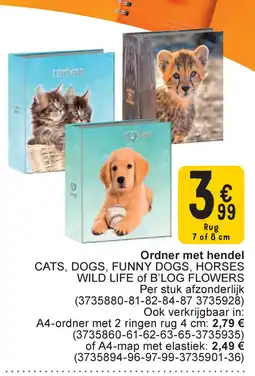Cora Ordner met hendel aanbieding