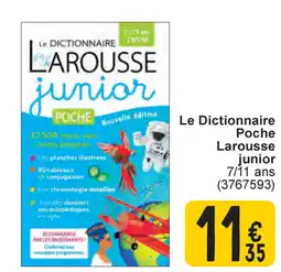 Cora Le Dictionnaire Poche Larousse junior 7/11 ans aanbieding