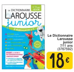 Cora Le Dictionnaire Larousse junior 7/11 ans aanbieding
