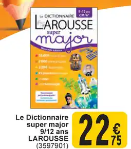 Cora Le Dictionnaire super major 9/12 ans larousse aanbieding