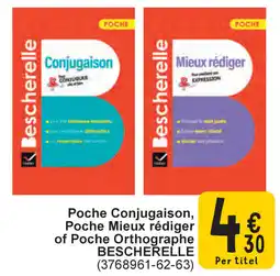 Cora Poche conjugaison, poche mieux rédiger of poche orthographe bescherelle aanbieding