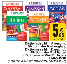 Cora Larousse dictionnaire aanbieding