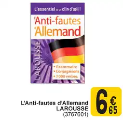 Cora Larousse l'anti-fautes d'allemand aanbieding