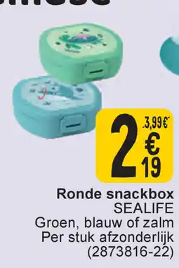 Cora Ronde snackbox sealife aanbieding