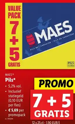 Lidl Pils aanbieding
