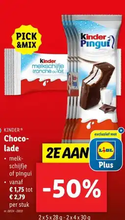 Lidl Choco- lade aanbieding