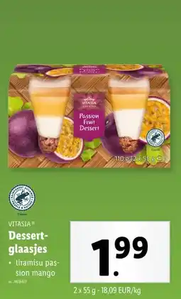 Lidl Dessert- glaasjes aanbieding