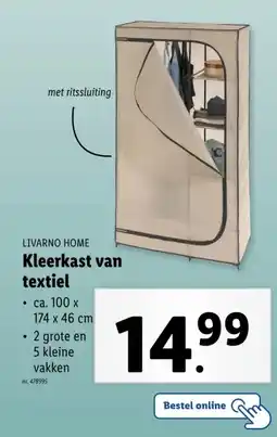 Lidl Kleerkast van textiel aanbieding