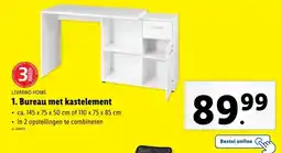 Lidl 1. Bureau met kastelemen aanbieding