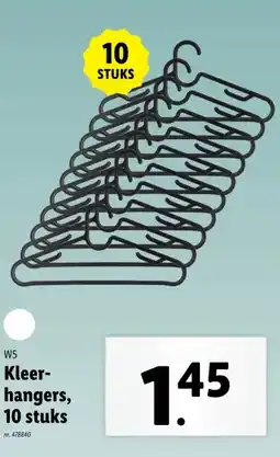 Lidl Kleer- hangers, 10 stuks aanbieding