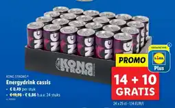 Lidl Energydrink cassis aanbieding