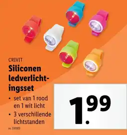 Lidl Siliconen ledverlicht- ingsset aanbieding