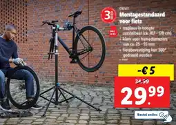 Lidl Montagestandaard voor fiets aanbieding