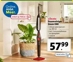 Lidl vileda Stoomreiniger Steam ONE aanbieding