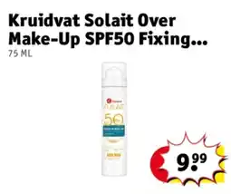 Kruidvat Kruidvat Solait Over Make-Up SPF50 Fixing aanbieding