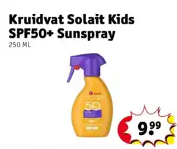Kruidvat Kruidvat Solait Kids SPF50+ Sunspray aanbieding