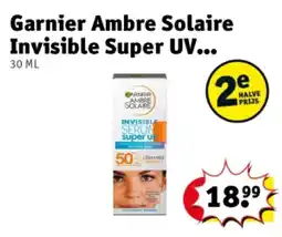 Kruidvat Garnier Ambre Solaire Invisible Super aanbieding