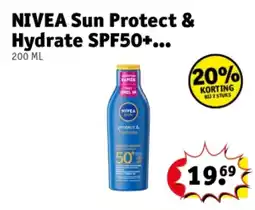 Kruidvat NIVEA Sun Protect & Hydrate SPF50+ aanbieding