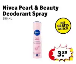 Kruidvat Nivea Pearl & Beauty Deodorant Spray aanbieding