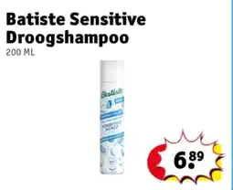 Kruidvat Batiste Sensitive Droogshampoo aanbieding