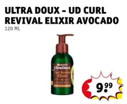 Kruidvat ULTRA DOUX - UD CURL REVIVAL ELIXIR AVOCADO aanbieding