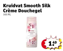 Kruidvat Kruidvat Smooth Silk Crème Douchegel aanbieding