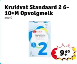 Kruidvat Kruidvat Standaard 2 6- 10+M Opvolgmelk aanbieding