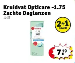 Kruidvat Kruidvat Opticare -1.75 Zachte Daglenzen aanbieding