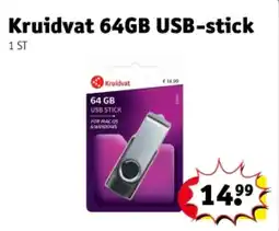 Kruidvat Kruidvat 64GB USB-stick aanbieding