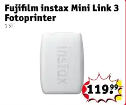 Kruidvat Fujifilm instax Mini Link 3 Fotoprinter aanbieding