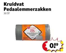 Kruidvat Kruidvat Pedaalemmerzakken aanbieding