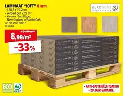 Hubo Eurohome Loft laminaat 2,22m² apollo oak aanbieding