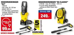 Hubo Karcher K5 Classic hogedrukreiniger 2100W aanbieding