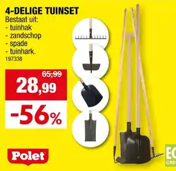 Hubo Polet set tuingerief 4 stuks aanbieding