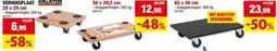 Hubo Kreator verhuisplaat 40x65 cm 400kg aanbieding