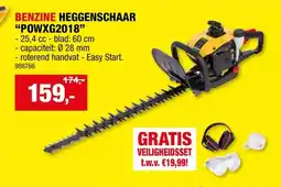 Hubo Powerplus POWXG2018 benzine heggenschaar 25,4cc 64cm aanbieding