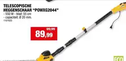 Hubo Powerplus POWXG2044 elektrische heggenschaar telescopisch 550W 55cm aanbieding