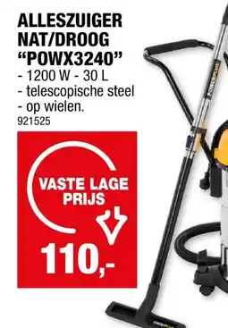 Hubo Powerplus X POWX3240 alleszuiger 1200W 30l aanbieding