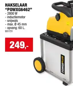 Hubo Powerplus POWXG6462 fluisterhakselaar 2800W aanbieding
