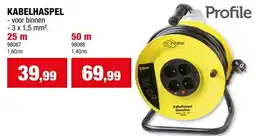 Hubo Kabelhaspel 3G1,5 25m aanbieding