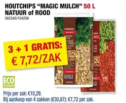 Hubo Agrofino Color Decor houtchips 10-40 mm 50l natuur aanbieding